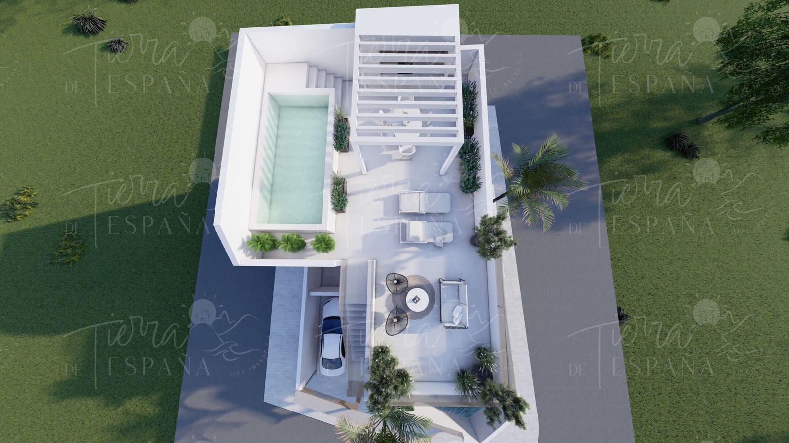 2 sovrum Bungalow till salu i Pilar de la Horadada med pool garage - 359 000 € (Ref: 10160727)
