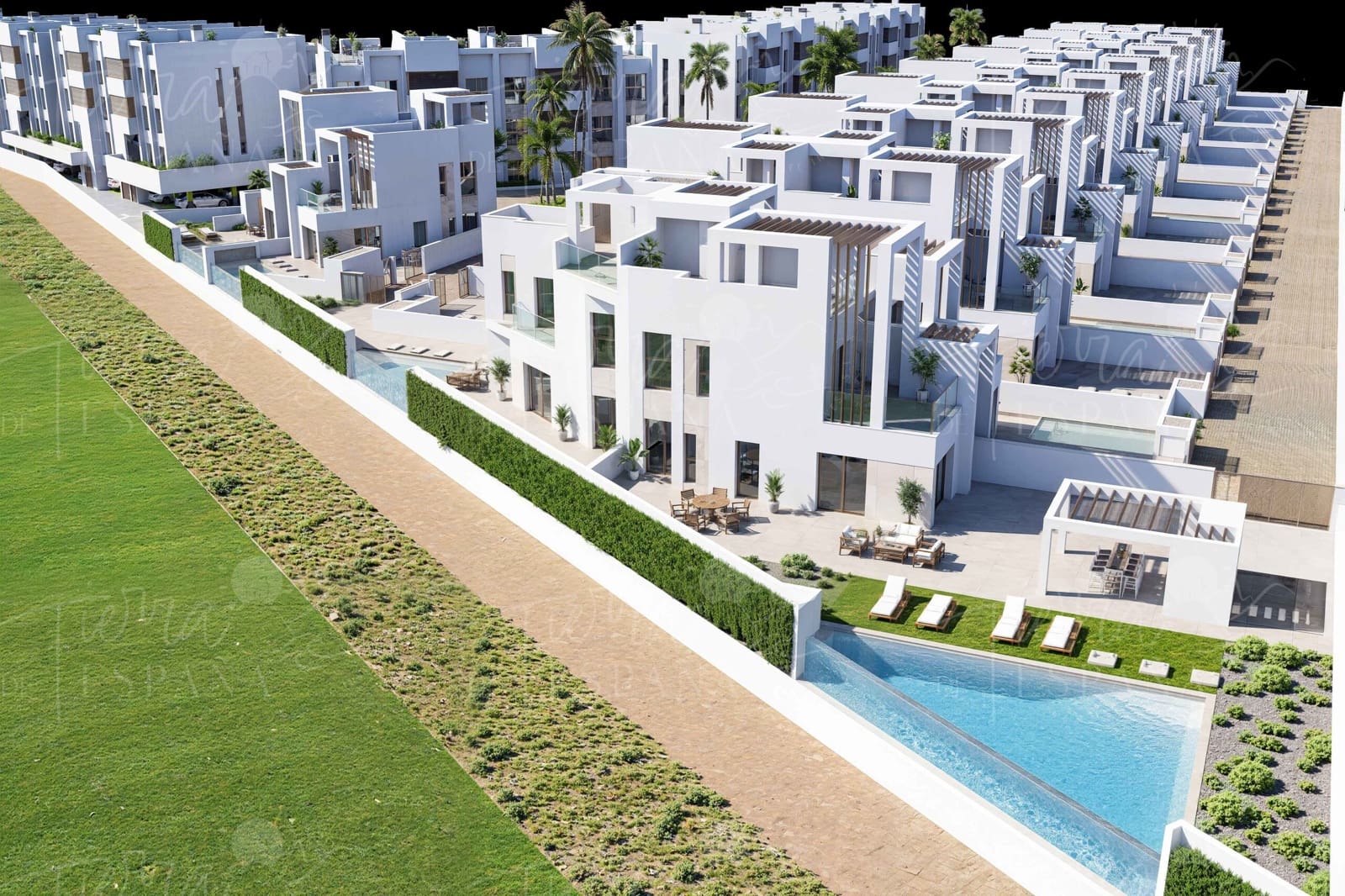 3 bedroom Semi-detached Villa for sale in Los Alcazares with pool garage - € 469,000 (Ref: 10160761)