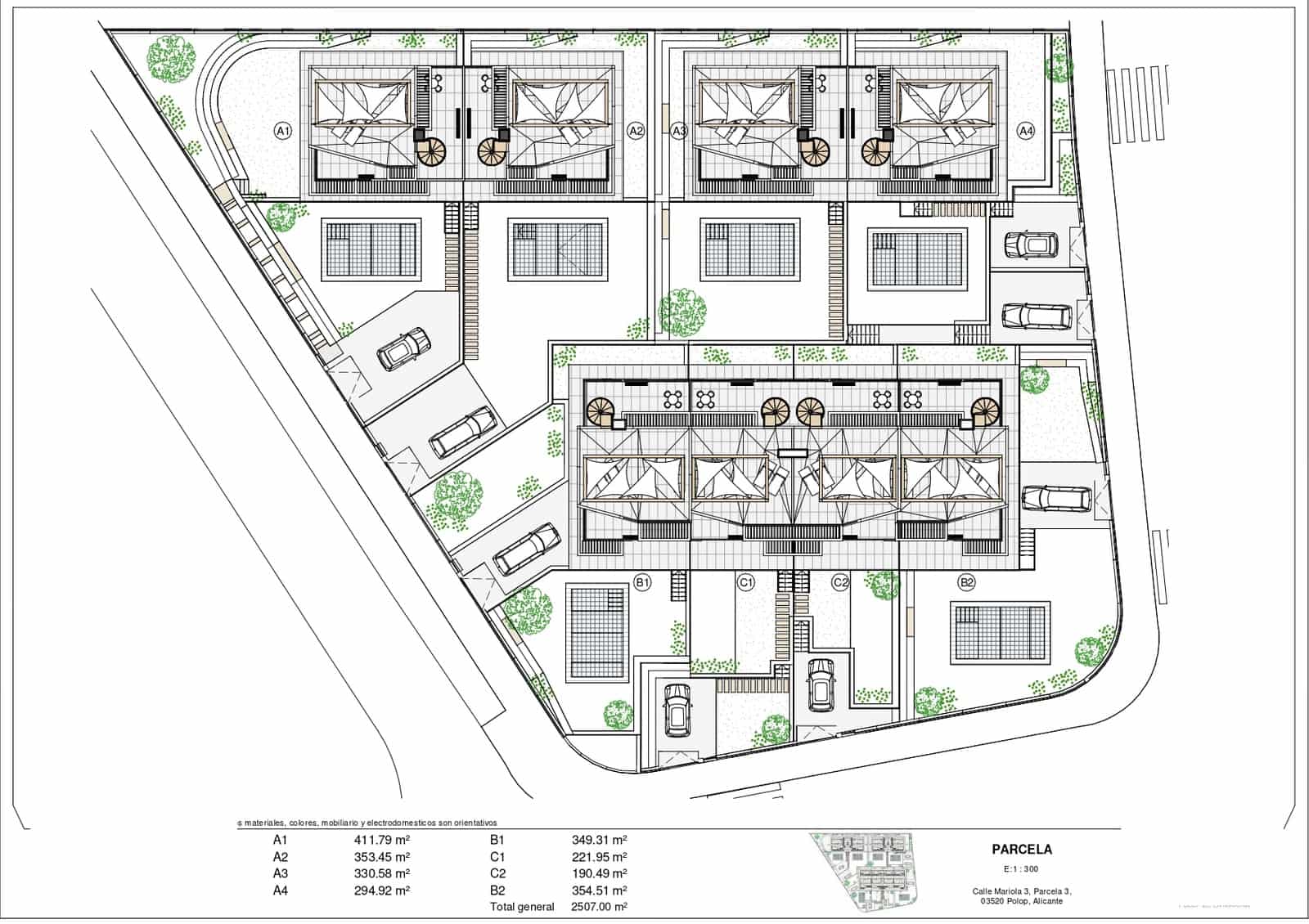 3 camera da letto Villetta Bifamiliare in vendita in Polop con piscina - 488.125 € (Rif: 8964407)