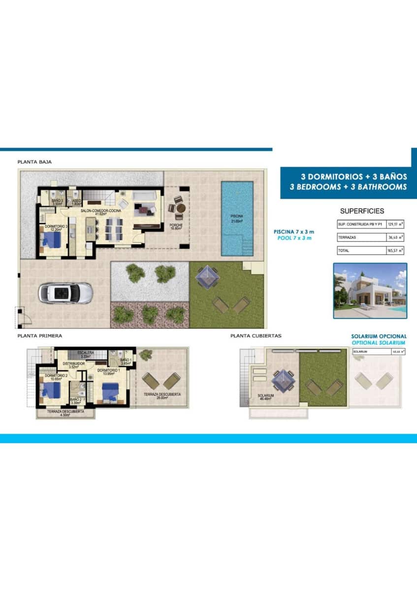 3 bedroom Villa for sale in Polop with pool - € 598,000 (Ref: 8964414)