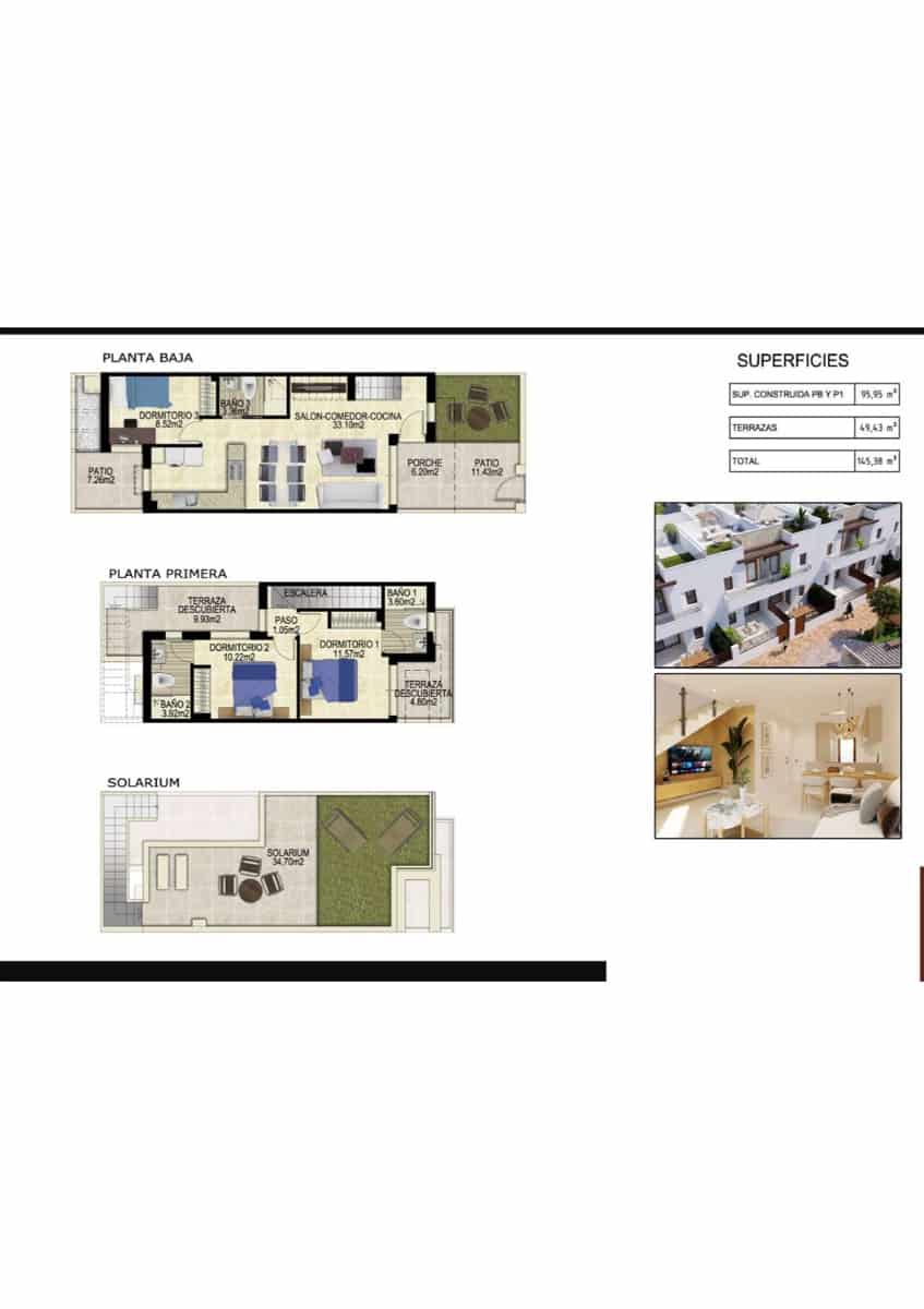 2 soveværelse Villa til salg i Vistabella med swimmingpool - € 299.000 (Ref: 8964416)