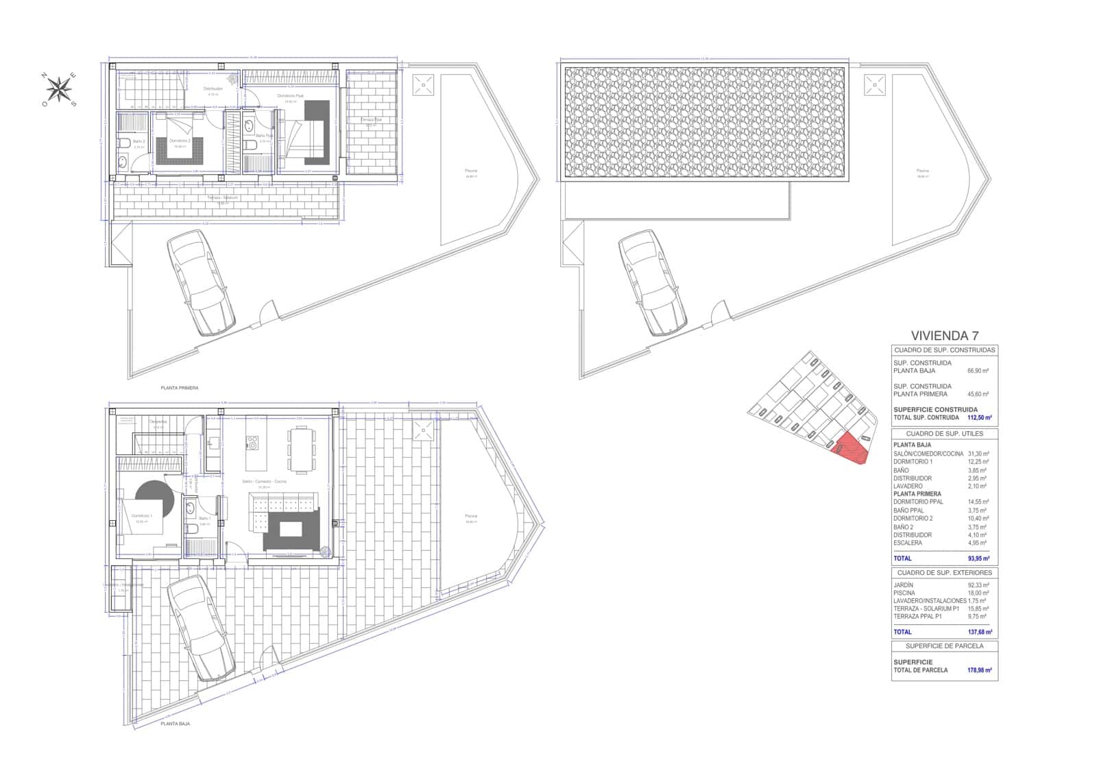 3 bedroom Villa for sale in San Pedro del Pinatar with pool - € 395,000 (Ref: 8964426)