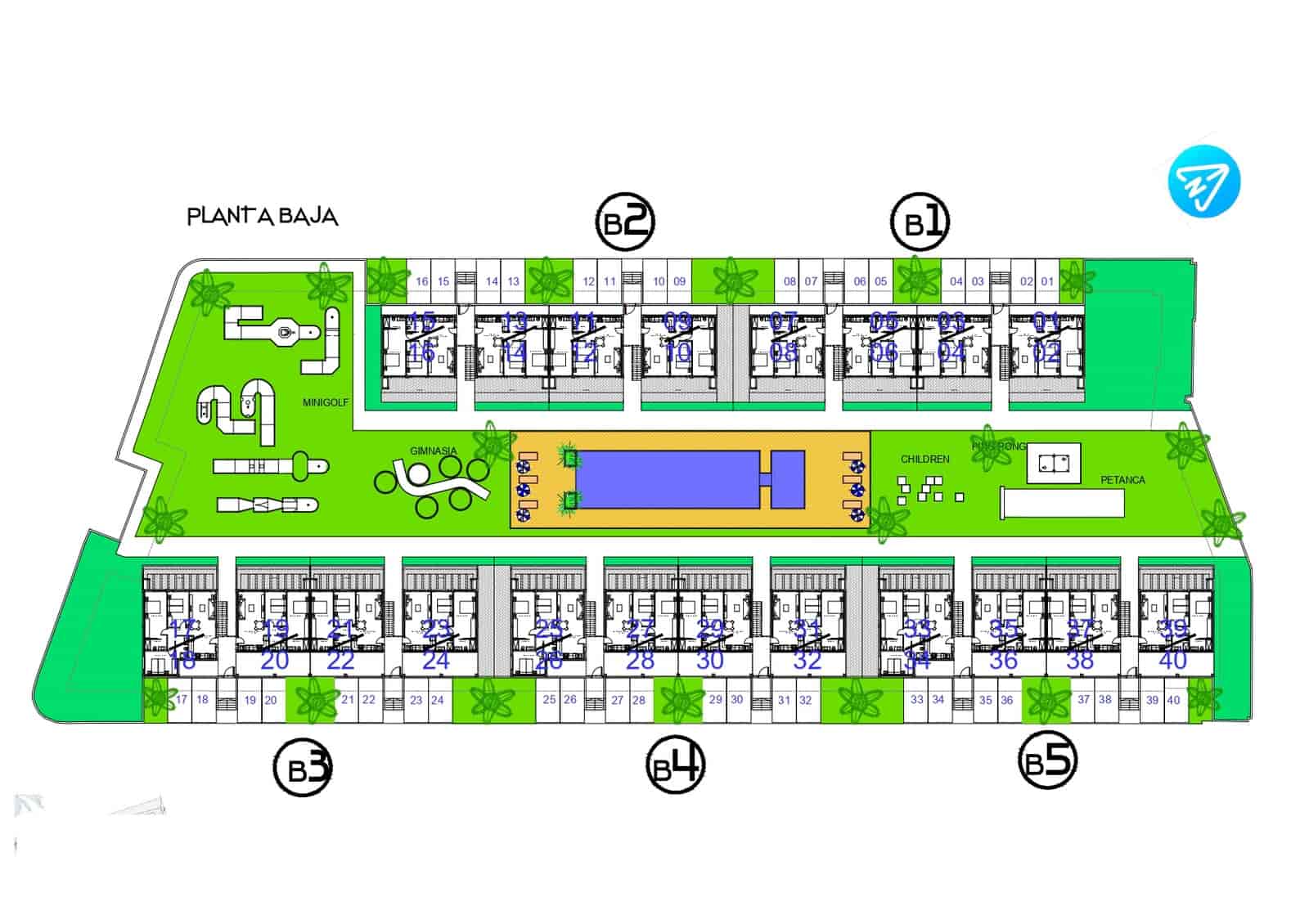 2 bedroom Flat for sale in Algorfa with pool - € 254,000 (Ref: 8964432)
