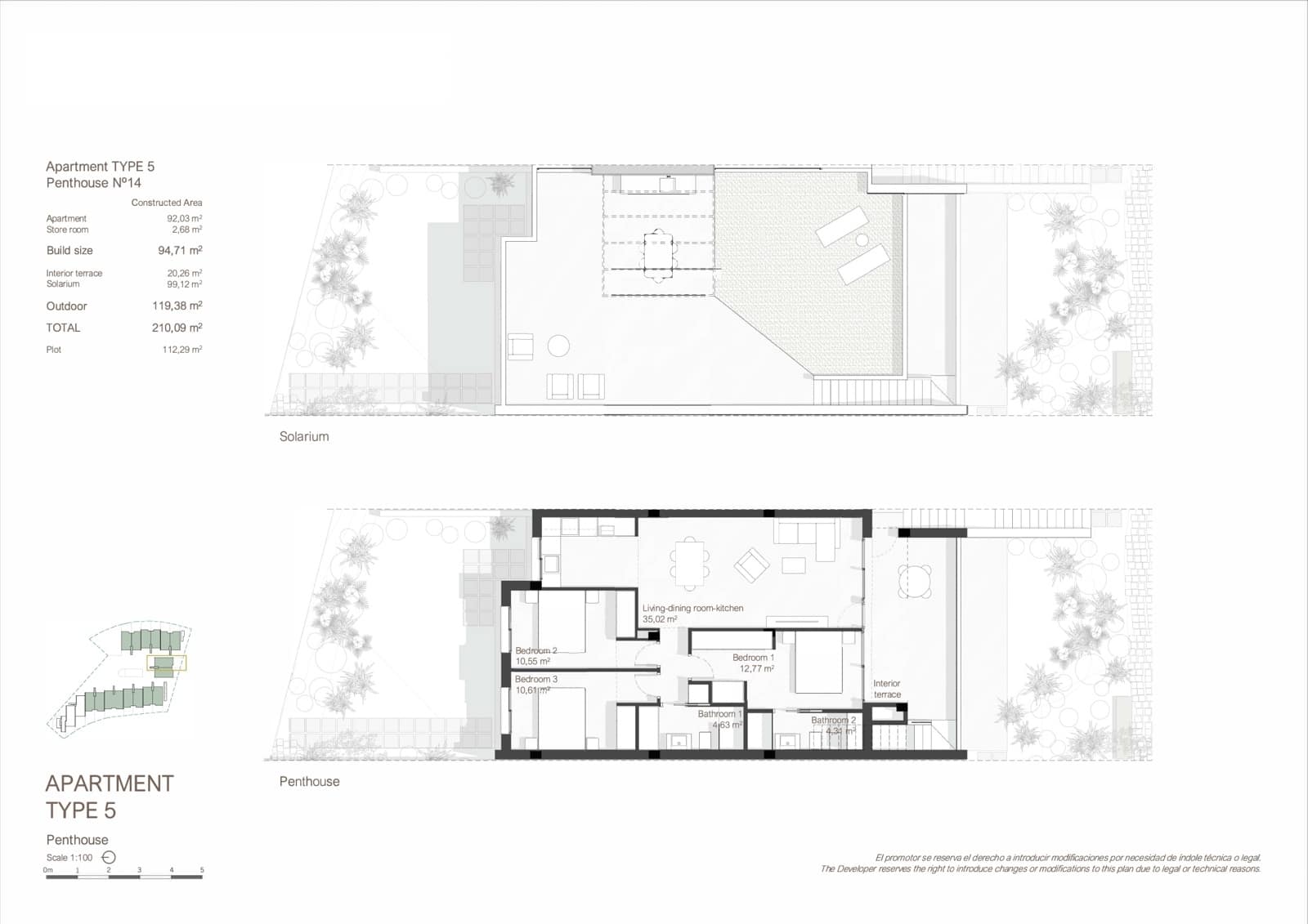 3 soveværelse Bungalow til salg i Roda med swimmingpool - € 309.000 (Ref: 8964436)