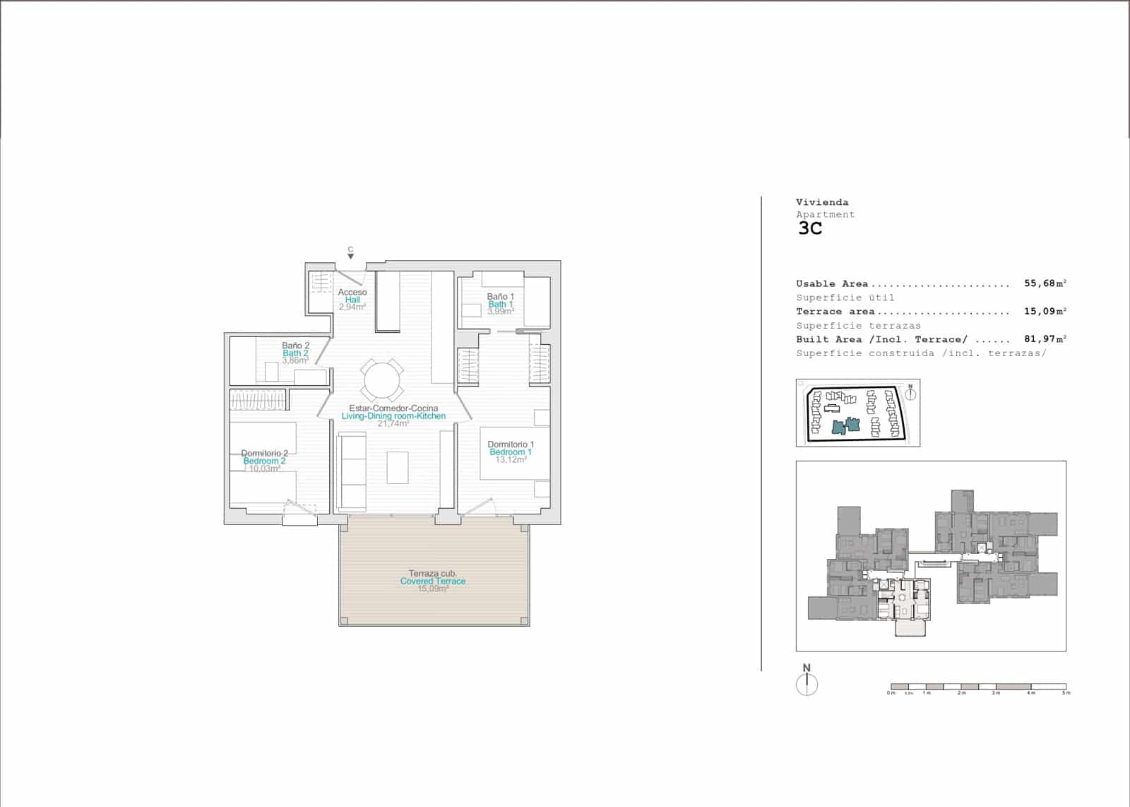 2 makuuhuone Asunto myytävänä paikassa El Vergel / Verger mukana uima-altaan - 267 000 € (Ref: 8964438)
