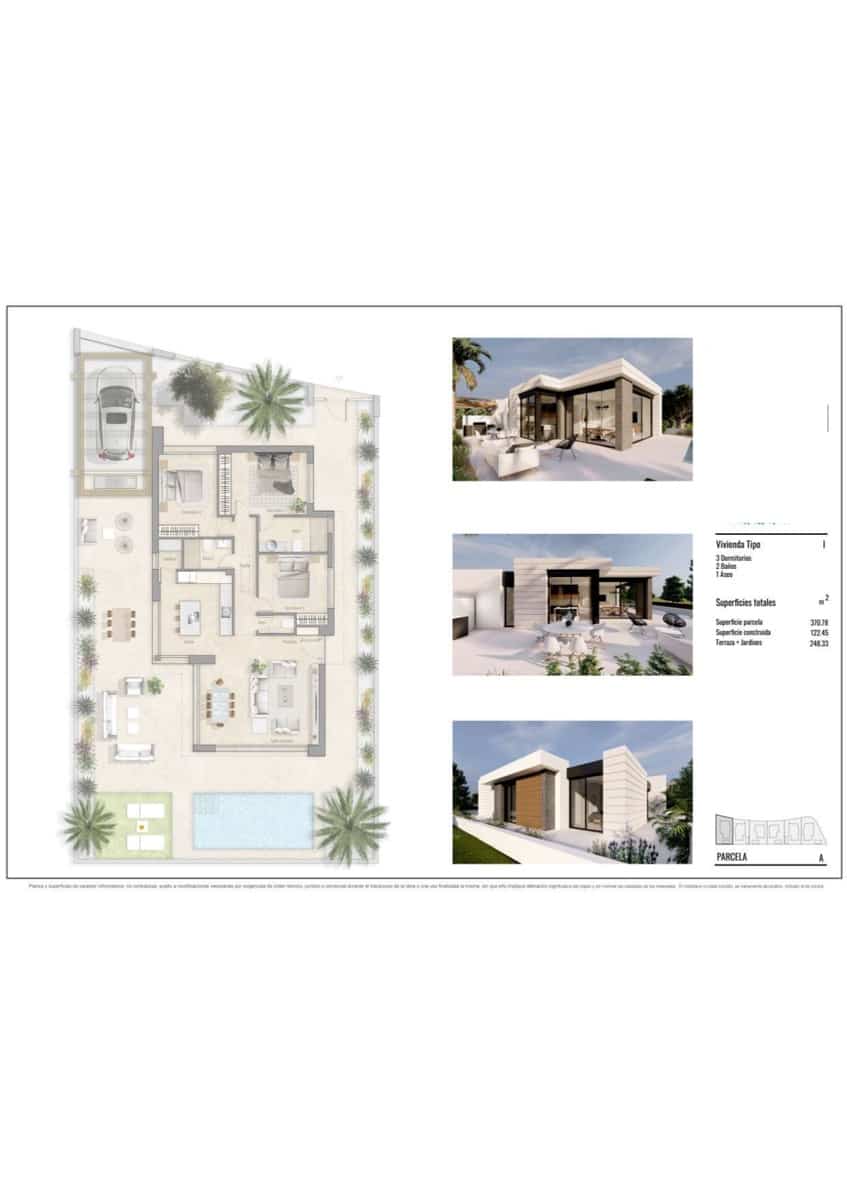 3 bedroom Villa for sale in Pilar de la Horadada with pool - € 535,000 (Ref: 8964449)