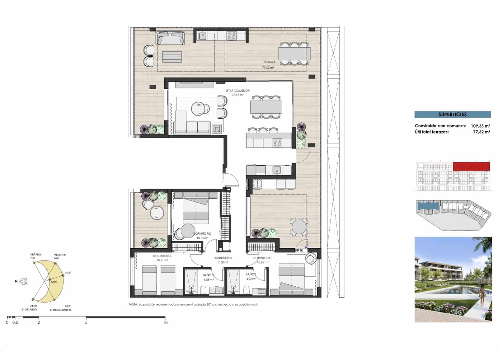 2 bedroom Flat for sale in Torre-Pacheco with pool - € 285,000 (Ref: 8964456)