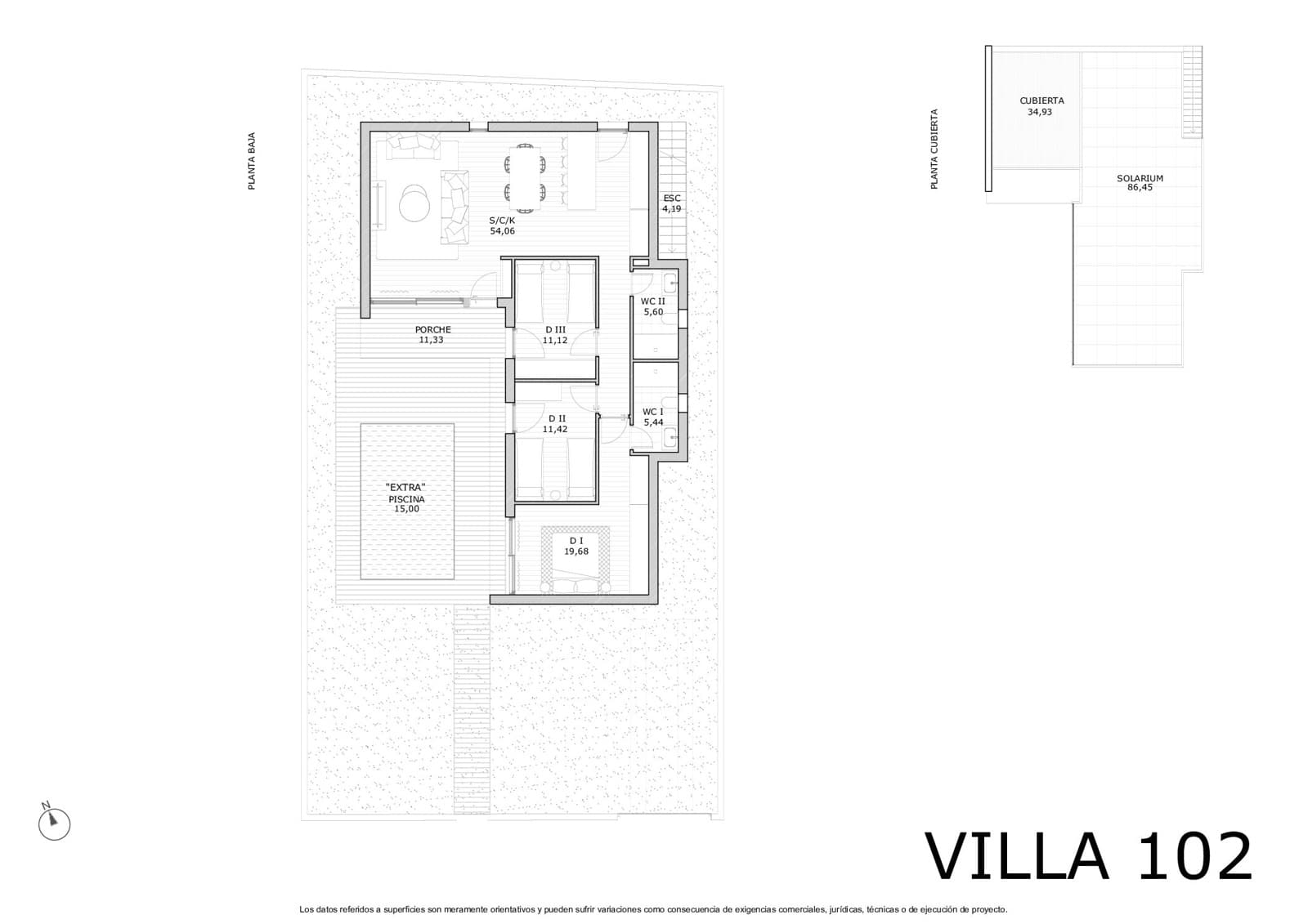 Chalet de 3 habitaciones en San Miguel de Salinas en venta con piscina - 429.900 € (Ref: 8964459)