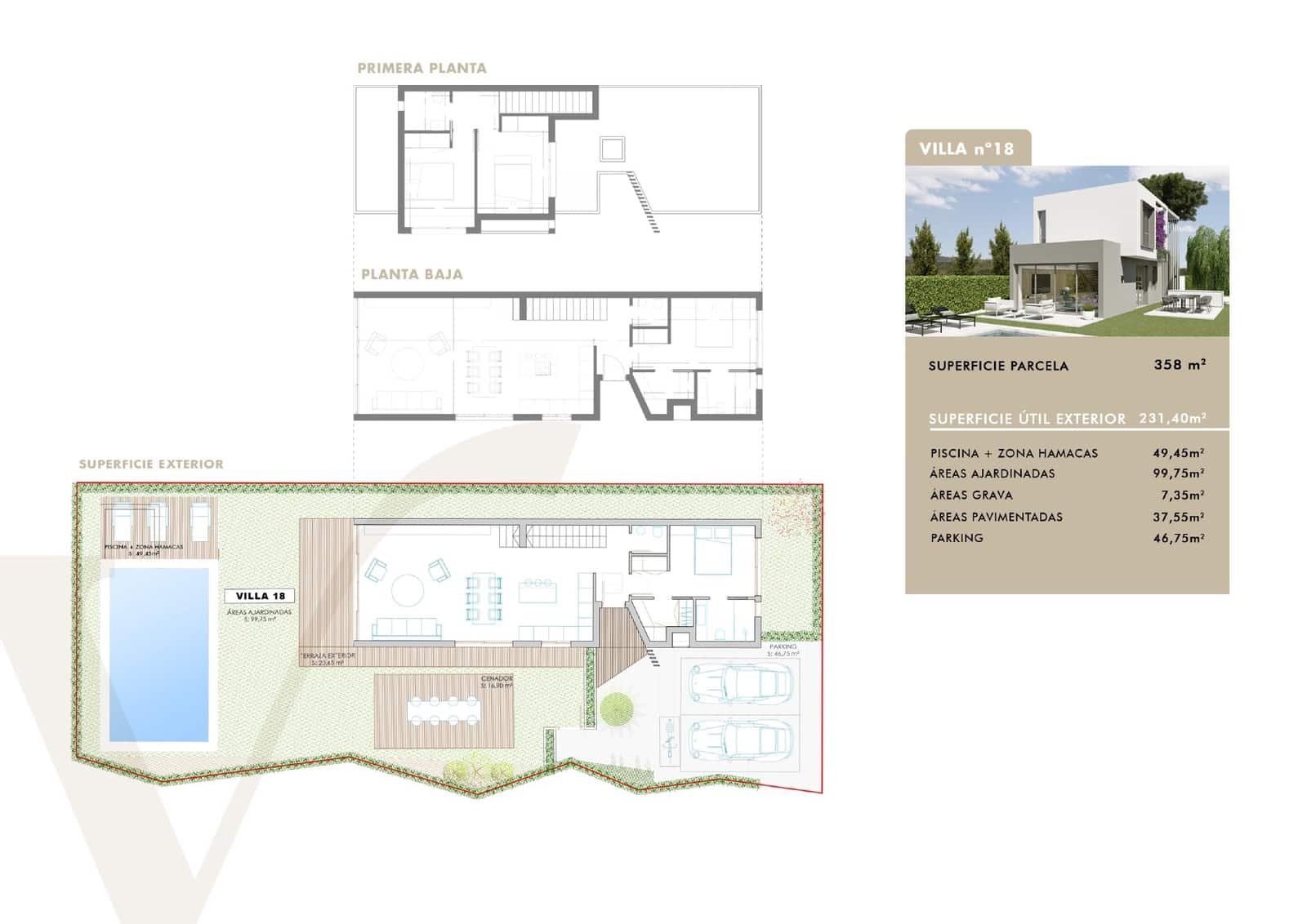 3 sypialnia Willa na sprzedaż w San Juan de Alicante / Sant Joan d'Alacant z basenem - 575 000 € (Ref: 8964468)