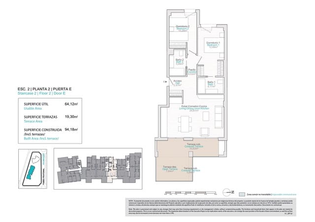 1 camera da letto Appartamento in vendita in La Villajoyosa / Vila Joiosa con piscina - 327.800 € (Rif: 8964471)
