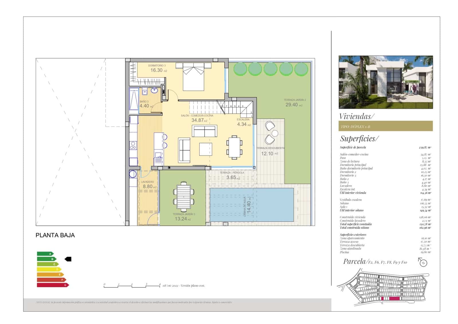 3 soveværelse Lejlighed til salg i Polop med swimmingpool - € 625.000 (Ref: 8964473)
