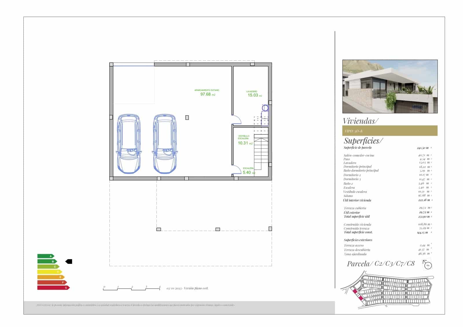 3 Zimmer Villa zu verkaufen in Polop mit Pool - 470.000 € (Ref: 8964474)