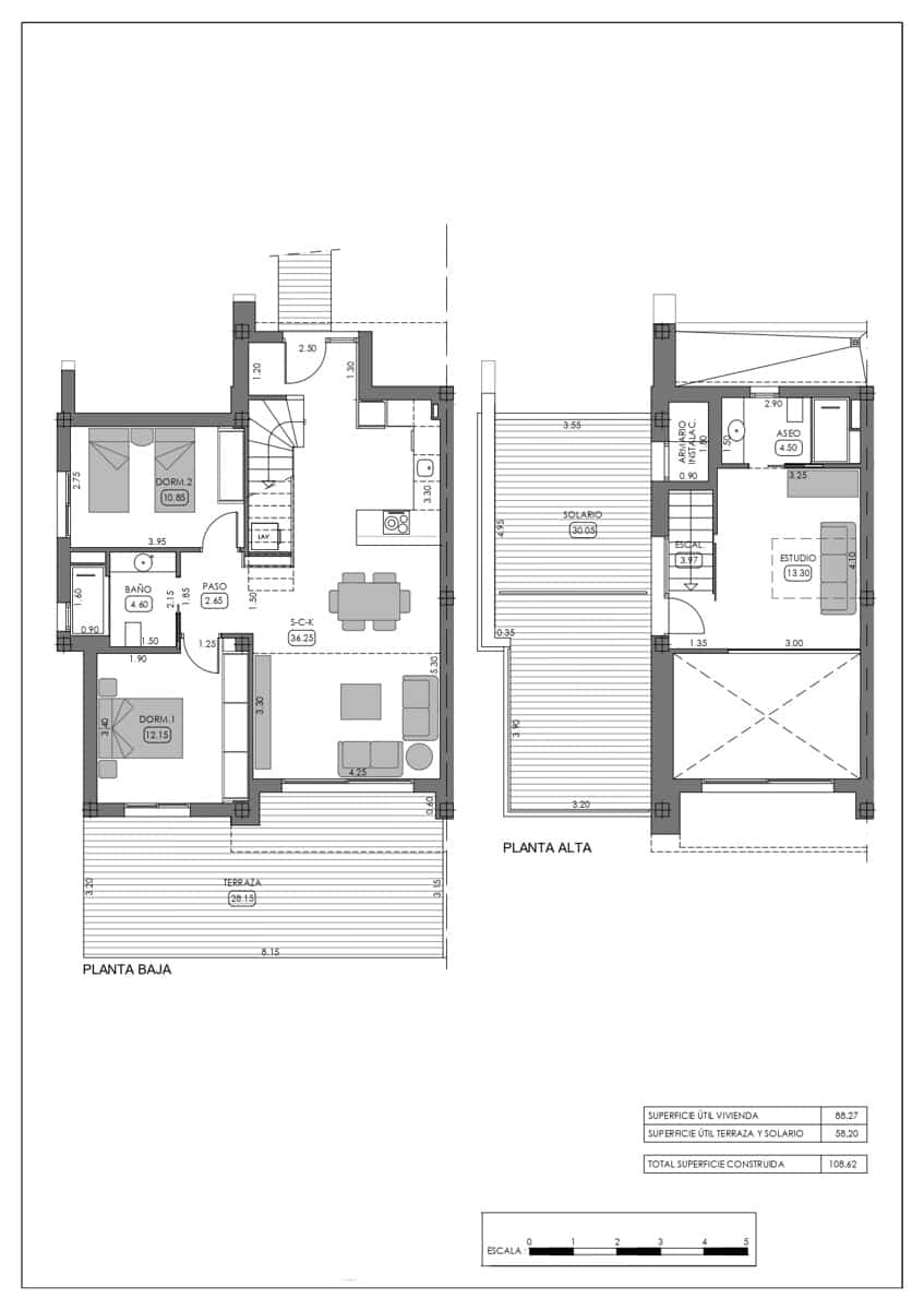 3 camera da letto Villetta Bifamiliare in vendita in Algorfa con piscina - 495.000 € (Rif: 8964479)