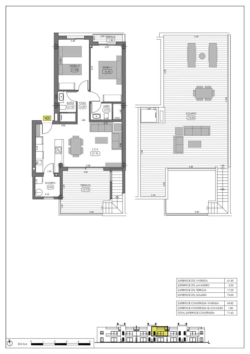 2 sypialnia Mieszkanie na sprzedaż w Algorfa z basenem - 288 500 € (Ref: 8964484)