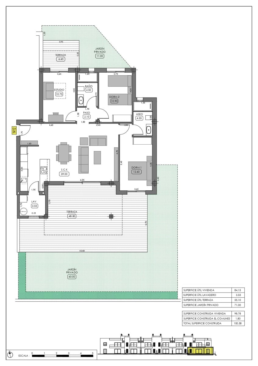 2 sypialnia Mieszkanie na sprzedaż w Algorfa z basenem - 288 500 € (Ref: 8964484)