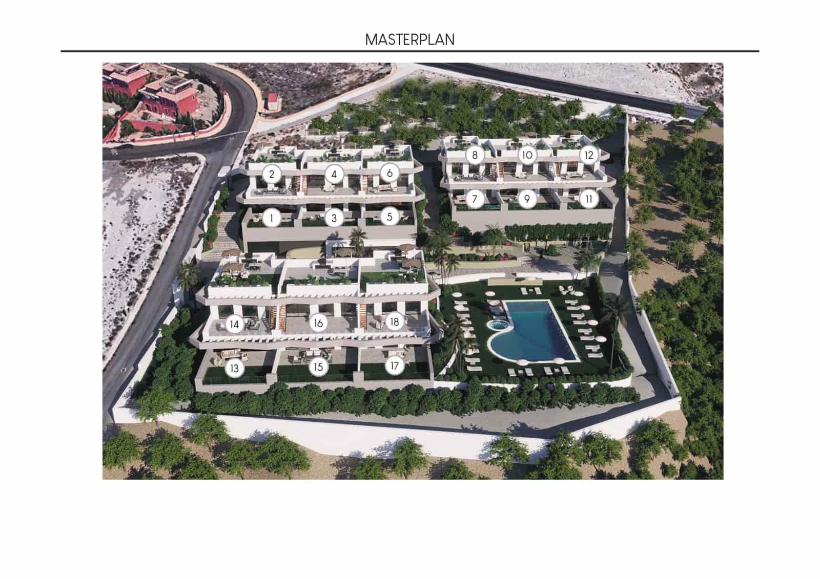 2 quarto Bungalow para venda em Finestrat com piscina - 419 900 € (Ref: 8964486)