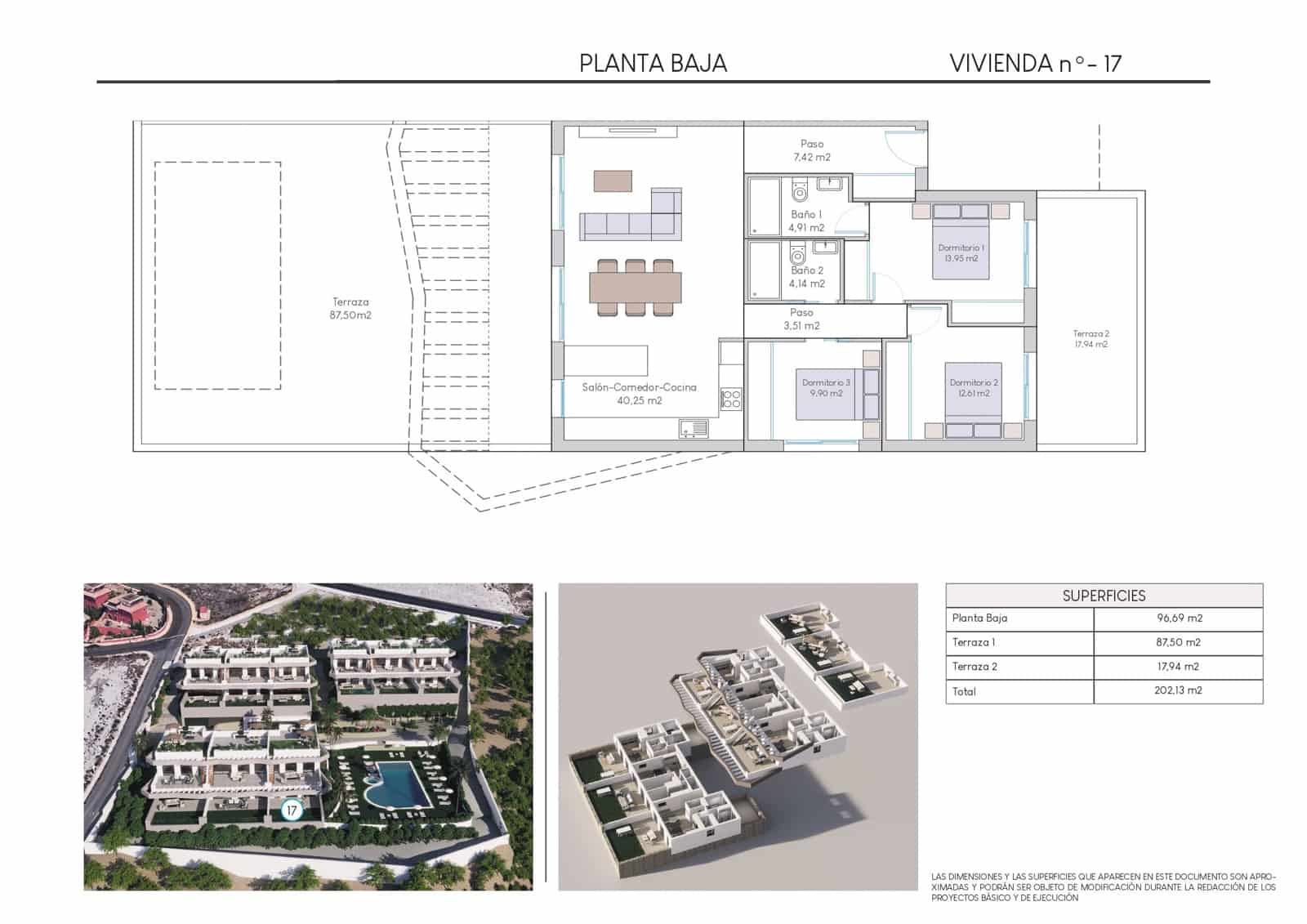 2 quarto Bungalow para venda em Finestrat com piscina - 419 900 € (Ref: 8964486)