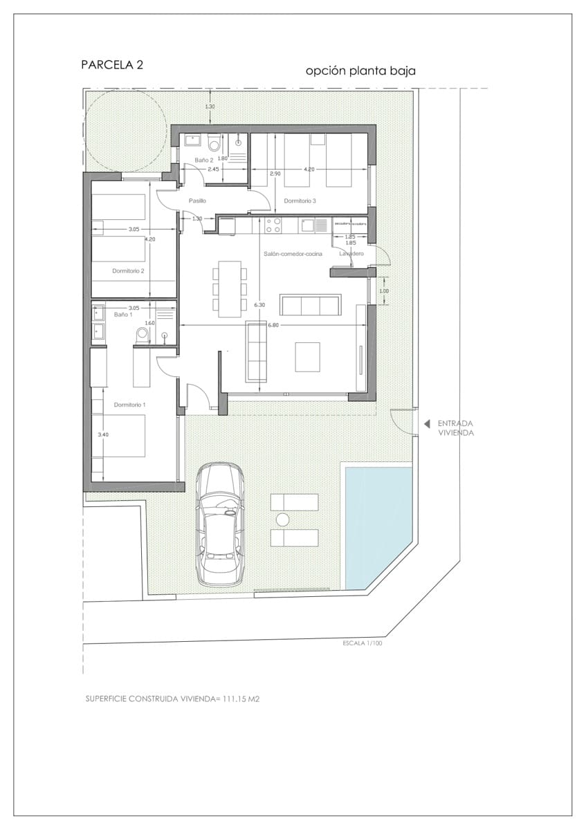 3 bedroom Villa for sale in Pilar de la Horadada with pool - € 395,000 (Ref: 9032705)