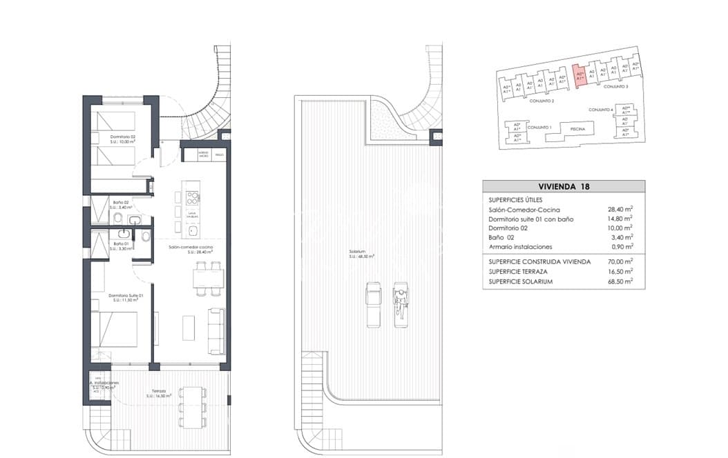 2 bedroom Flat for sale in San Miguel de Salinas with pool - € 220,000 (Ref: 9032708)