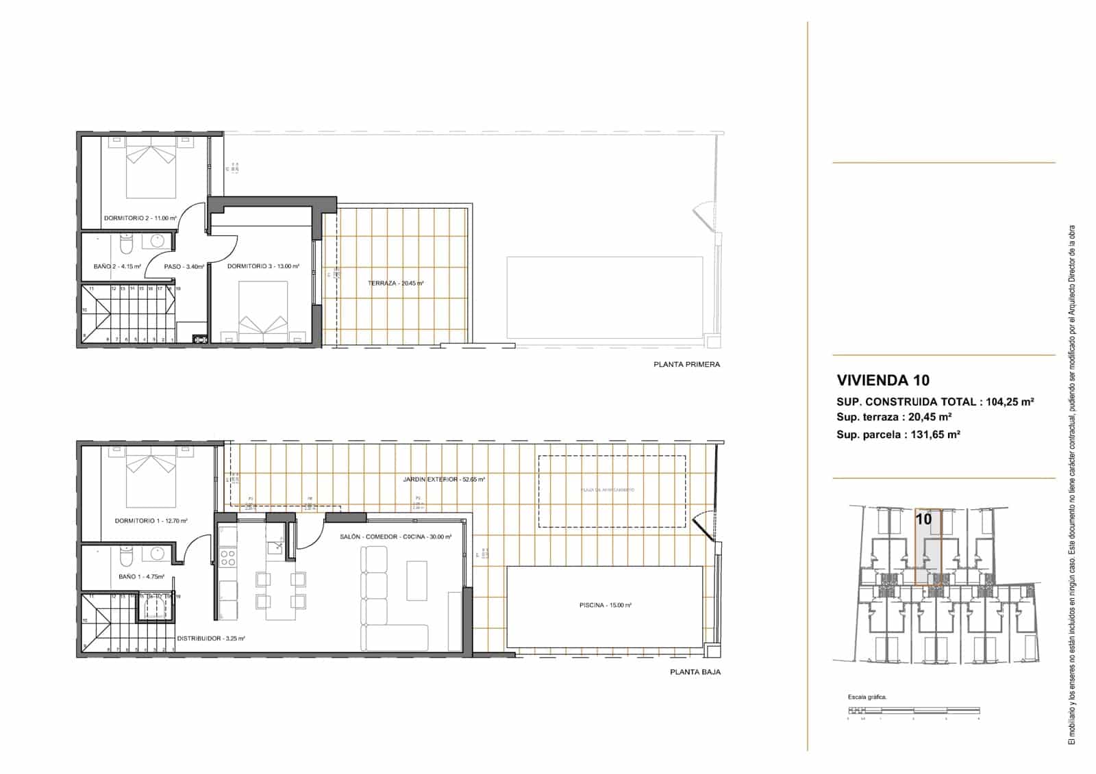 3 soveværelse Semi-Rækkehus til salg i Santiago de la Ribera med swimmingpool - € 379.000 (Ref: 9128520)