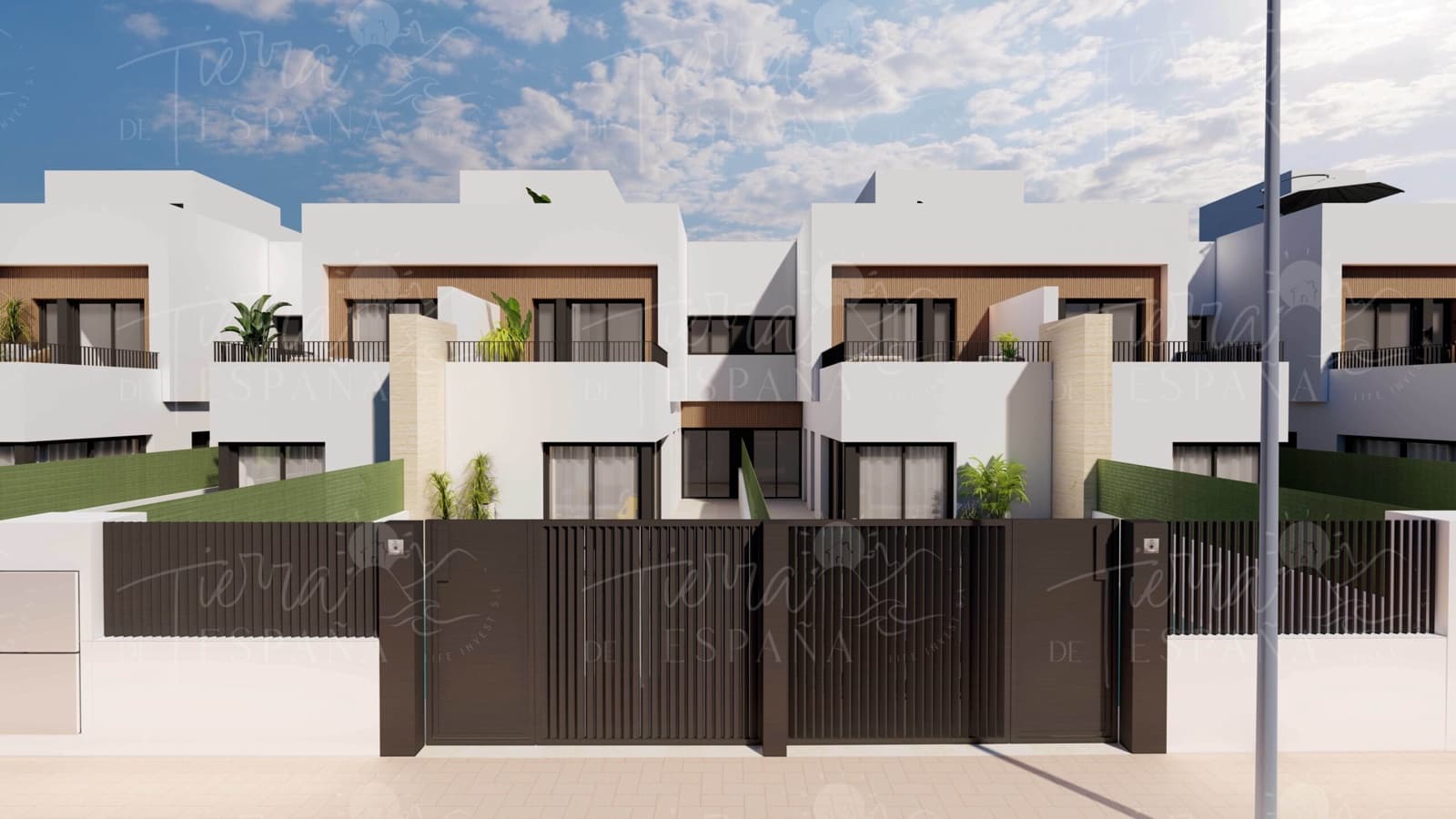 3 soveværelse Semi-Rækkehus til salg i Santiago de la Ribera med swimmingpool - € 379.000 (Ref: 9128520)