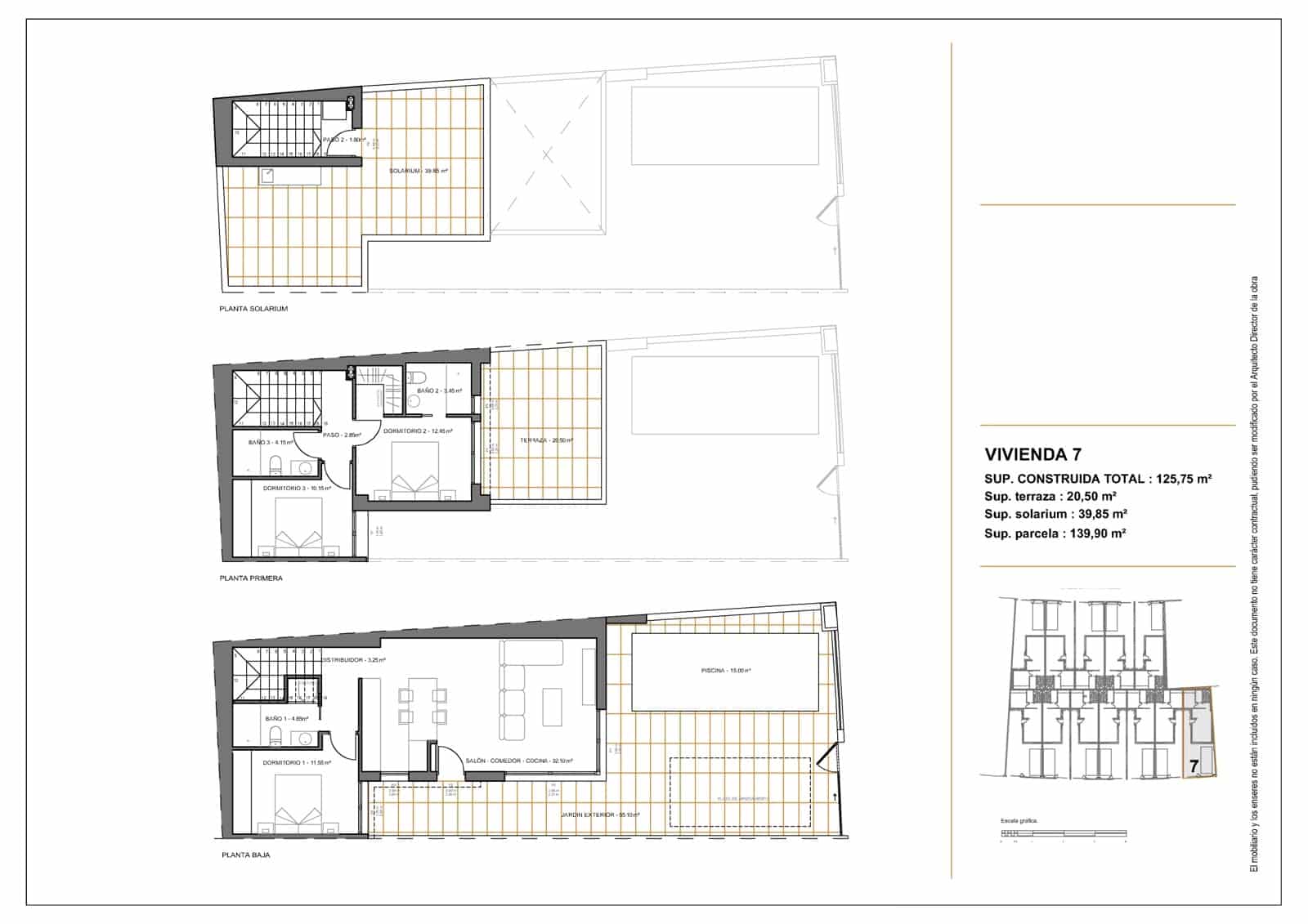 3 soveværelse Semi-Rækkehus til salg i Santiago de la Ribera med swimmingpool - € 379.000 (Ref: 9128520)