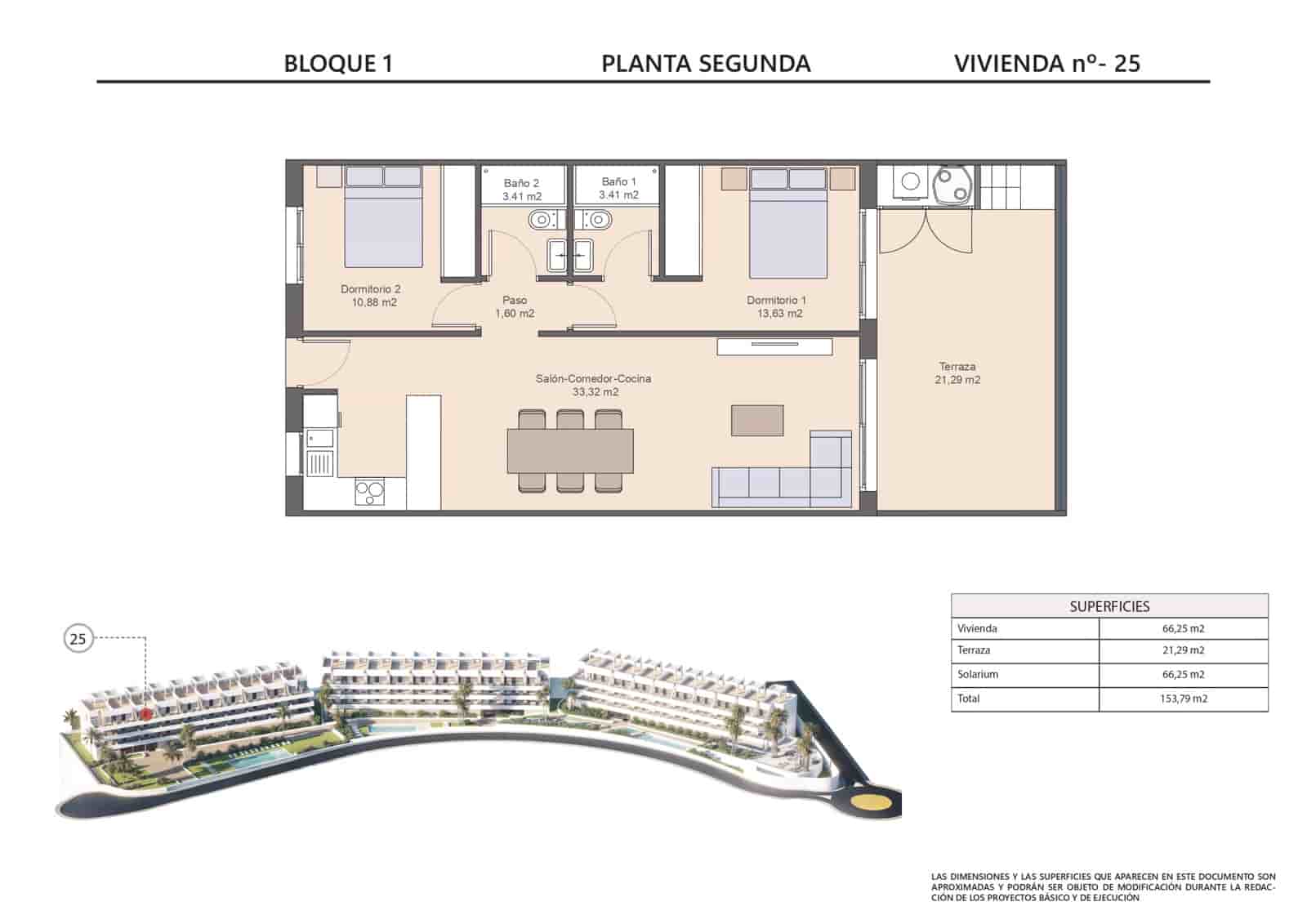2 bedroom Flat for sale in Finestrat with pool - € 289,000 (Ref: 9137323)
