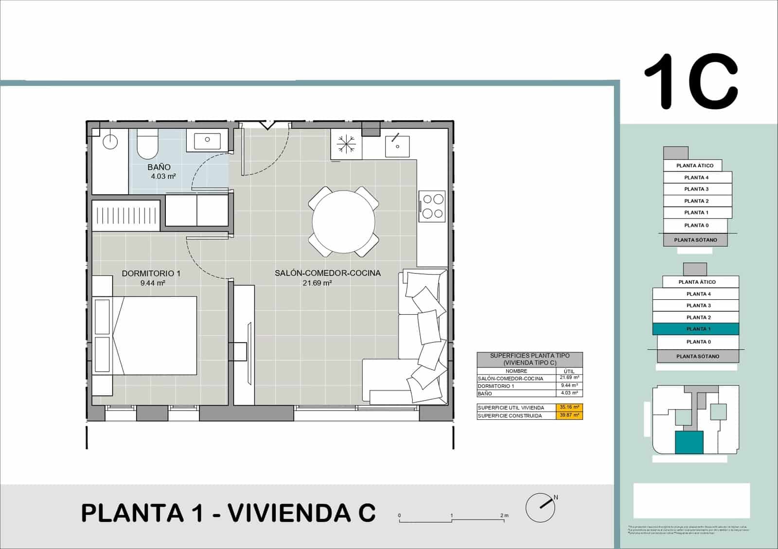 1 bedroom Flat for sale in Torrevieja with pool - € 165,000 (Ref: 9147365)