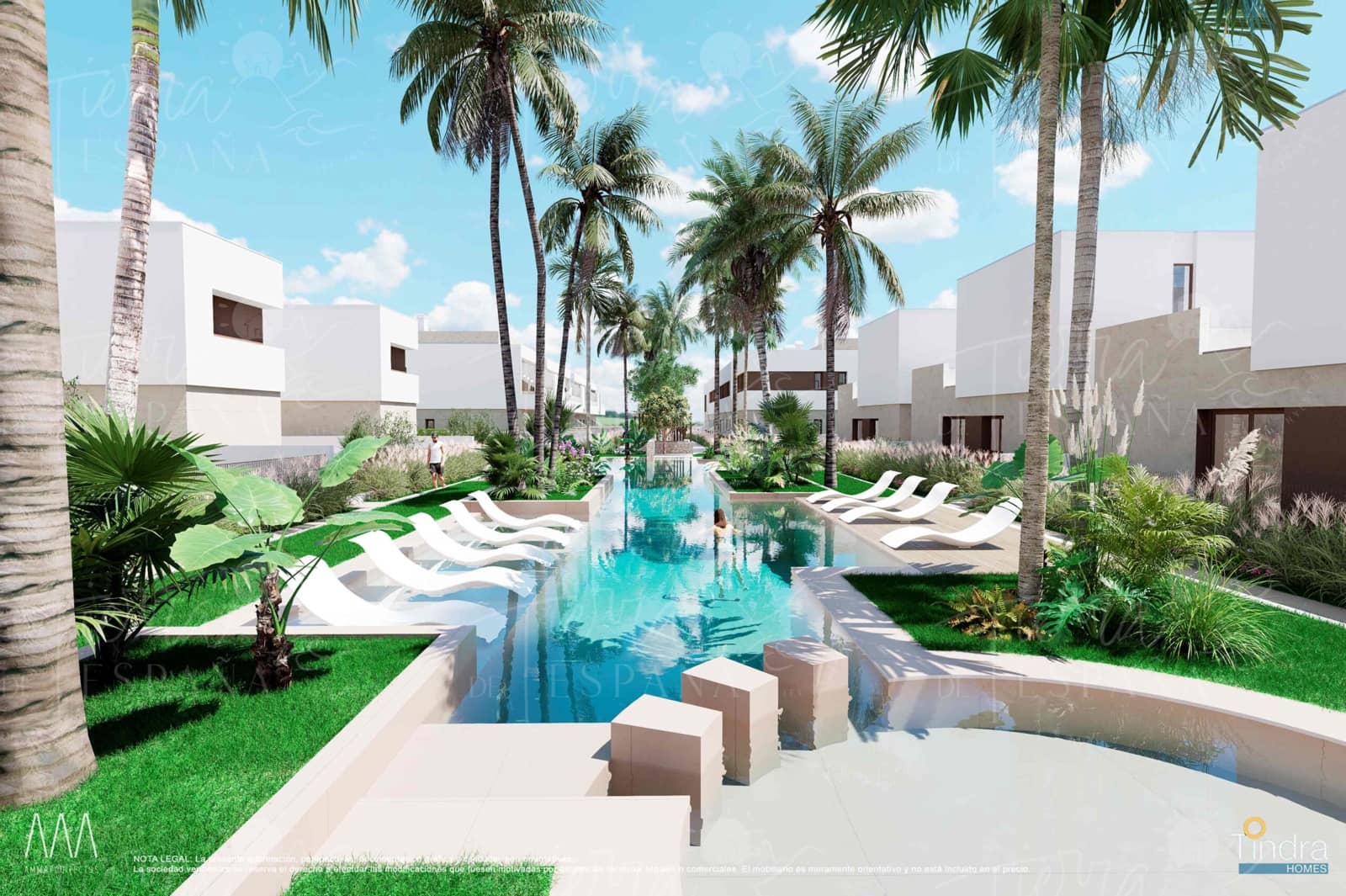 Chalet de 3 habitaciones en Los Alcázares en venta con piscina - 429.000 € (Ref: 9295883)