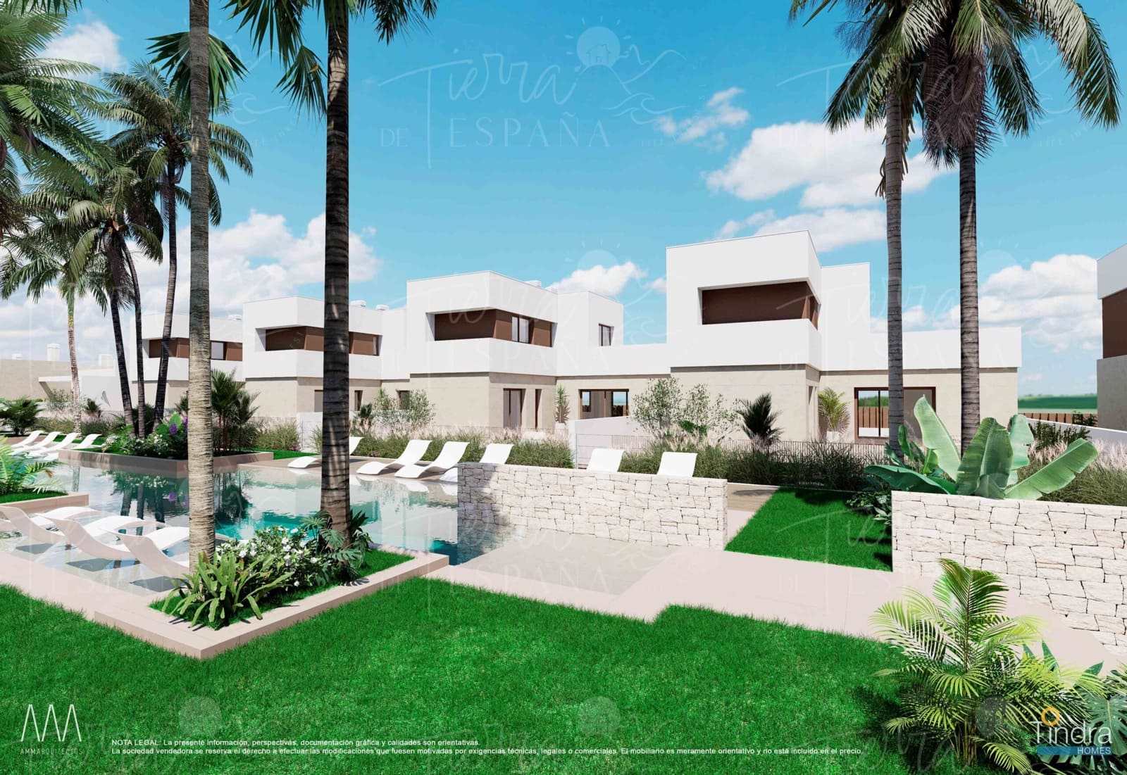 Chalet de 3 habitaciones en Los Alcázares en venta con piscina - 429.000 € (Ref: 9295883)