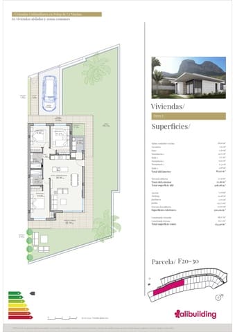 3 makuuhuone Huvila myytävänä paikassa Polop mukana uima-altaan - 503 000 € (Ref: 9310820)