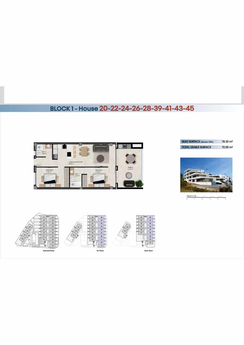 2 bedroom Flat for sale in El Pinet with pool - € 246,000 (Ref: 9427119)