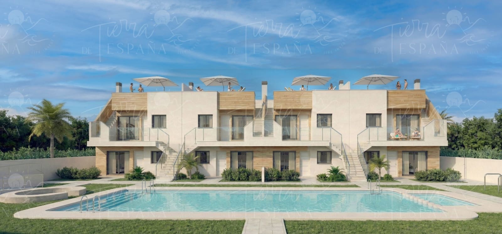 2 sypialnia Bungalow na sprzedaż w San Javier z basenem - 258 900 € (Ref: 9599467)