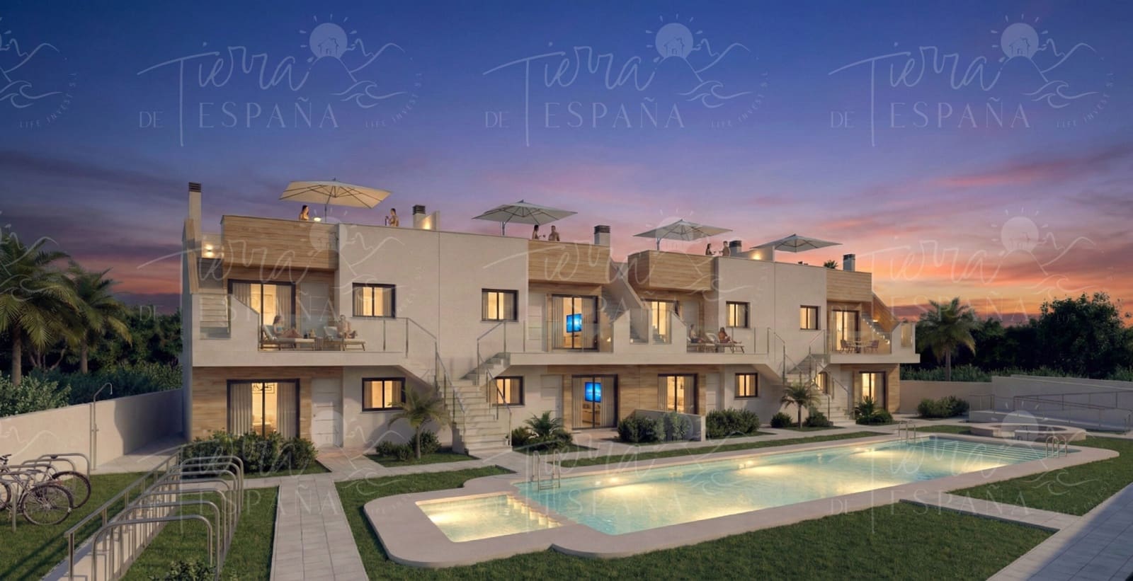 2 sypialnia Bungalow na sprzedaż w San Javier z basenem - 258 900 € (Ref: 9599467)