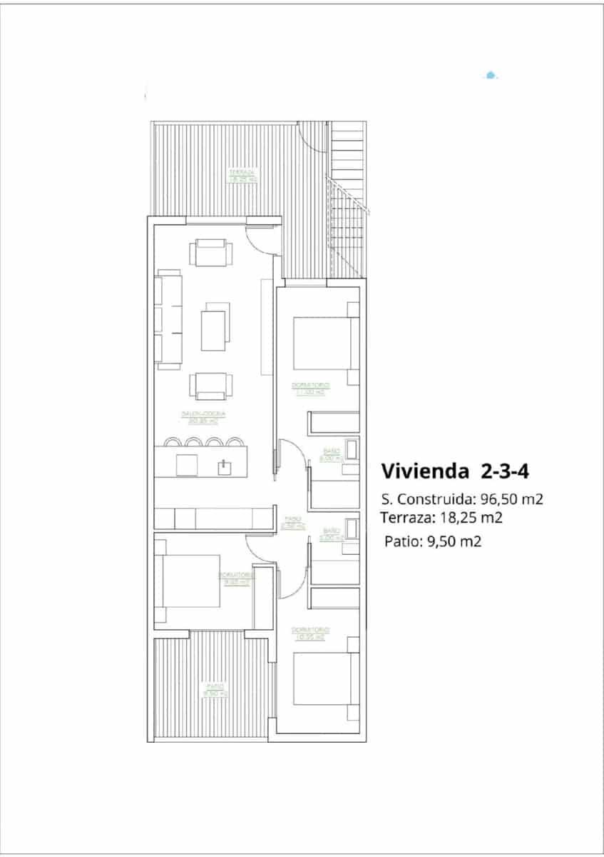 1 soverom Bungalow til salgs i San Pedro del Pinatar med svømmebasseng - € 179 900 (Ref: 9599471)