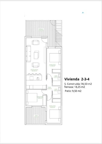 1 soverom Bungalow til salgs i San Pedro del Pinatar med svømmebasseng - € 179 900 (Ref: 9599471)