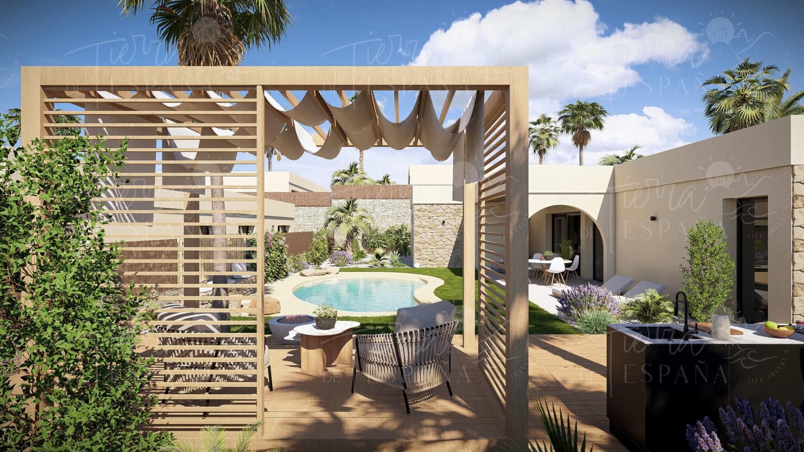 2 sypialnia Willa na sprzedaż w Banos y Mendigo z basenem - 443 500 € (Ref: 9648037)