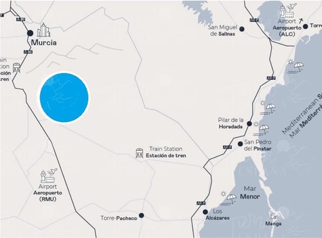 2 sovrum Lägenhet till salu i Baños y Mendigo, Murcia stad med pool - 299 000 € (Ref: 9648038)
