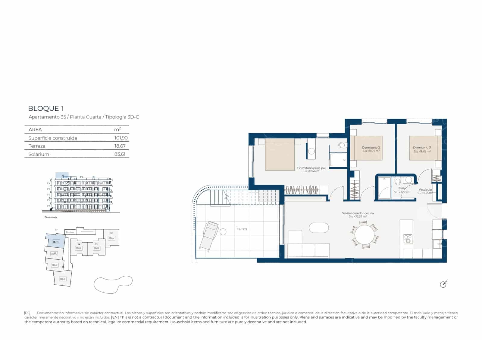 2 sovrum Lägenhet till salu i Banos y Mendigo med pool - 299 000 € (Ref: 9648038)
