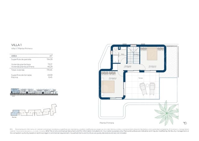 3 quarto Moradia Geminada para venda em Baños y Mendigo, Múrcia cidade com piscina - 595 000 € (Ref: 9651849)