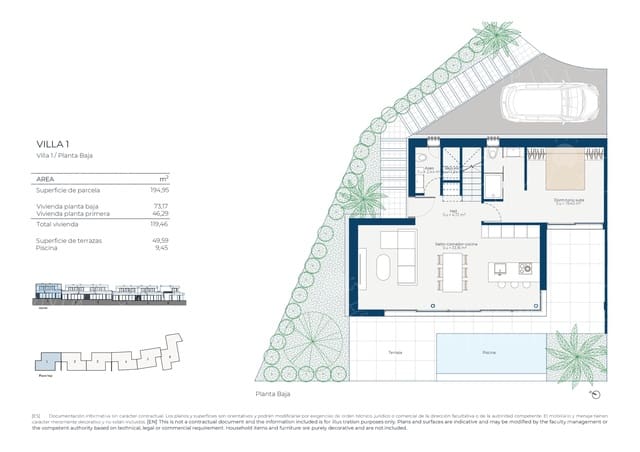 3 quarto Moradia Geminada para venda em Baños y Mendigo, Múrcia cidade com piscina - 595 000 € (Ref: 9651849)