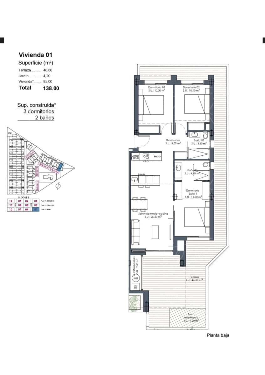2 sovrum Lägenhet till salu i Los Alcazares med pool garage - 299 000 € (Ref: 9666423)