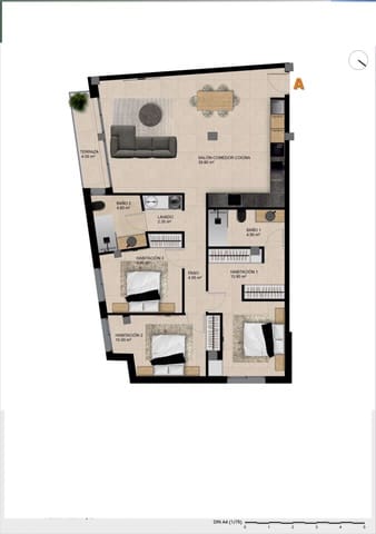 1 camera da letto Appartamento in vendita in Catral con piscina - 195.000 € (Rif: 9670527)