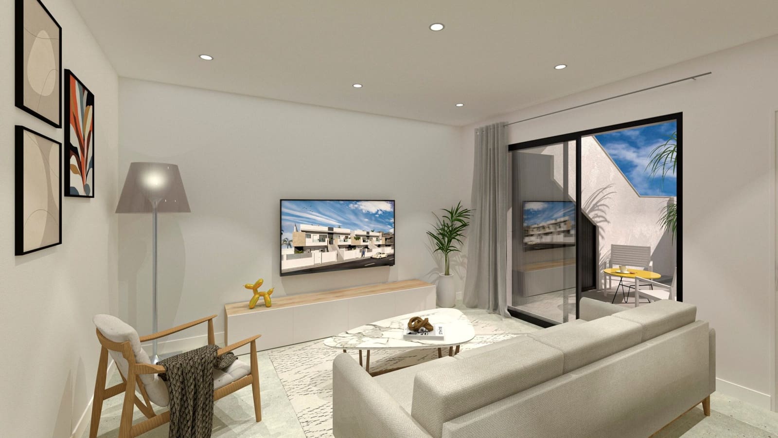 2 Zimmer Bungalow zu verkaufen in San Pedro del Pinatar mit Pool - 319.000 € (Ref: 9679781)