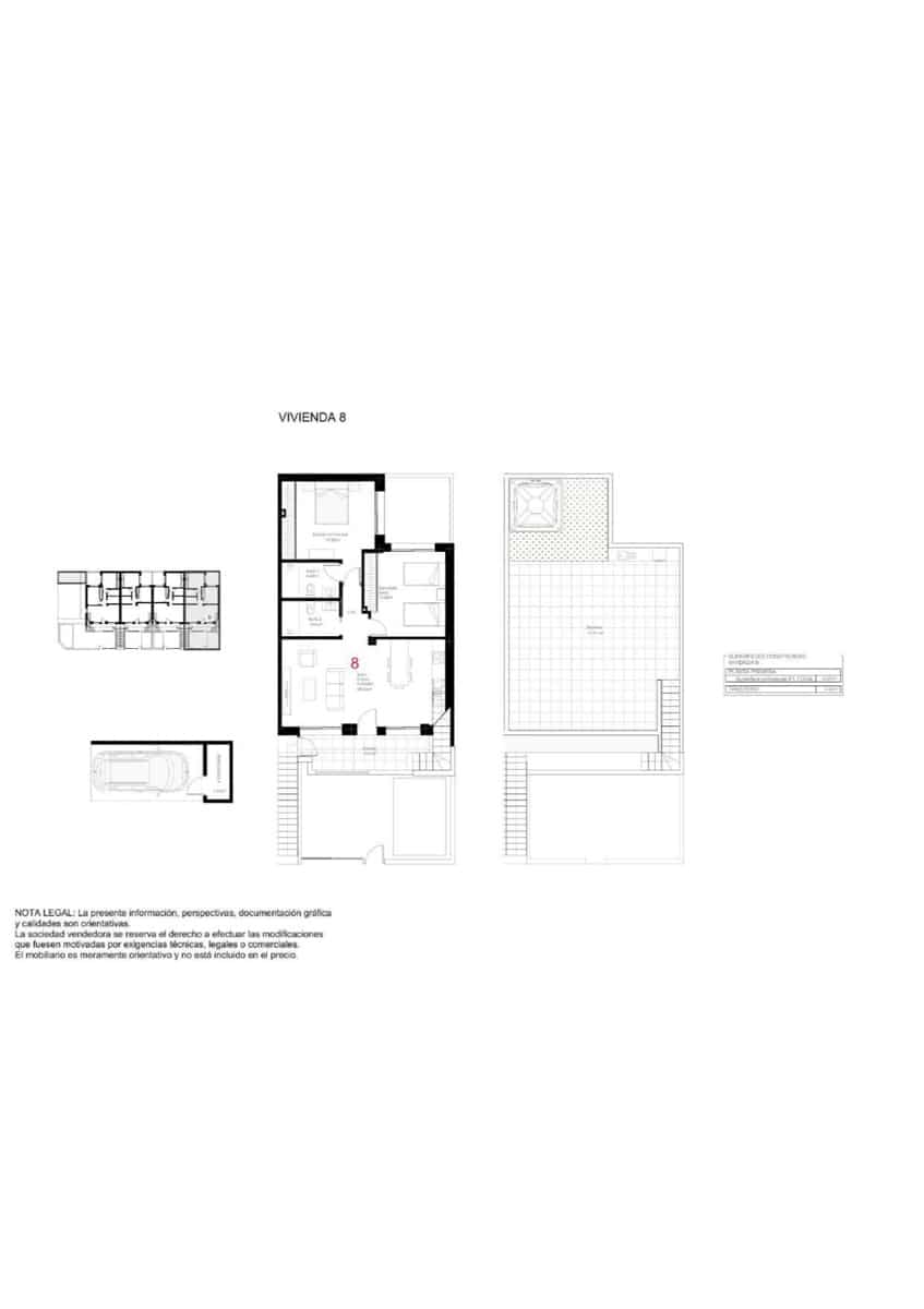 2 bedroom Bungalow for sale in San Pedro del Pinatar with pool - € 319,900 (Ref: 9679781)