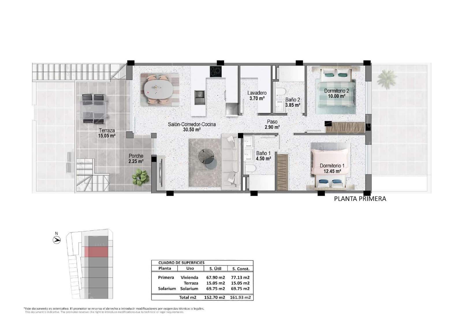 2 soveværelse Lejlighed til salg i Pilar de la Horadada med swimmingpool garage - € 289.900 (Ref: 9686325)