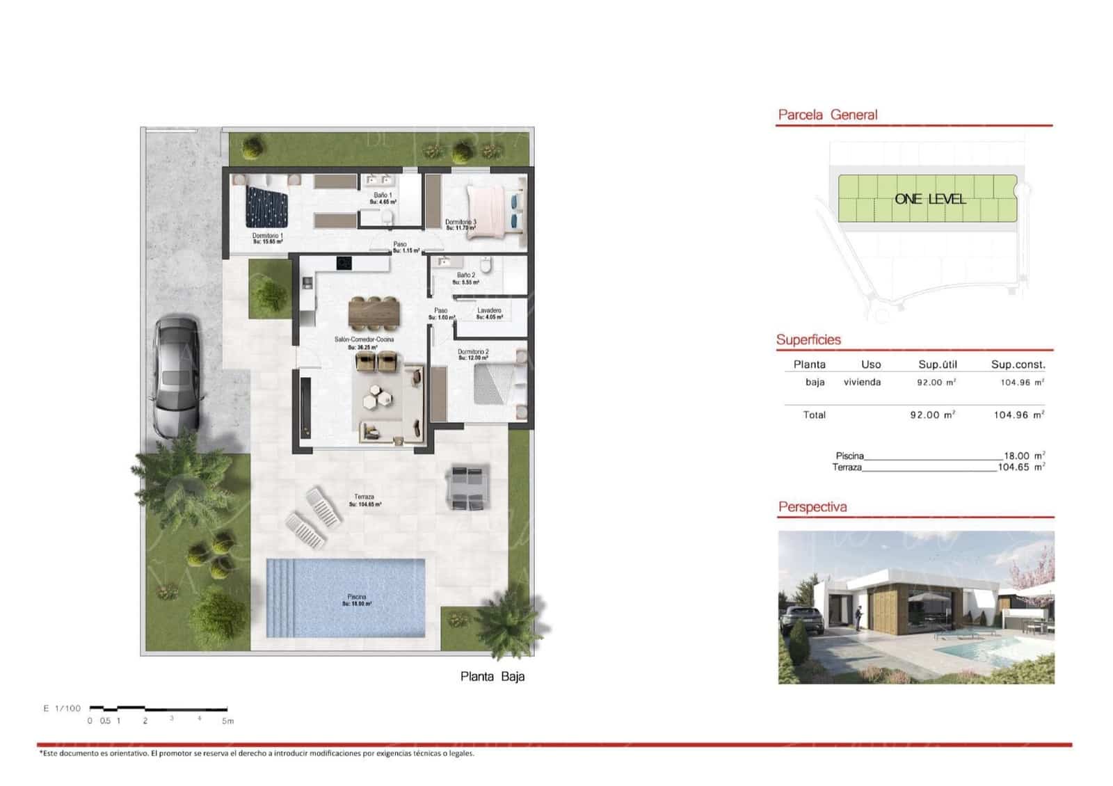 3 soveværelse Villa til salg i Banos y Mendigo med swimmingpool garage - € 413.400 (Ref: 9701567)