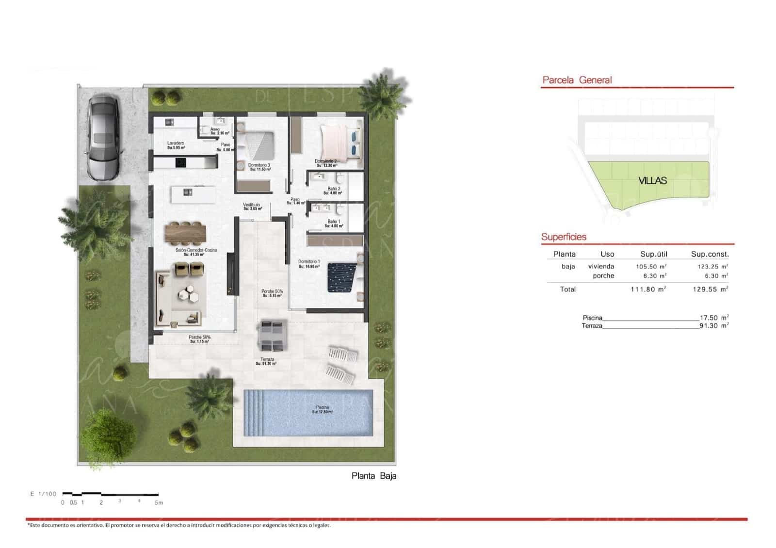 3 soveværelse Villa til salg i Banos y Mendigo med swimmingpool garage - € 413.400 (Ref: 9701567)