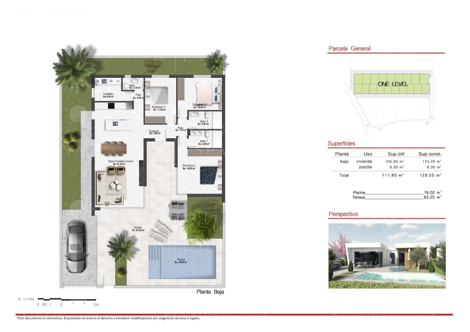 3 soveværelse Villa til salg i Banos y Mendigo med swimmingpool garage - € 413.400 (Ref: 9701567)