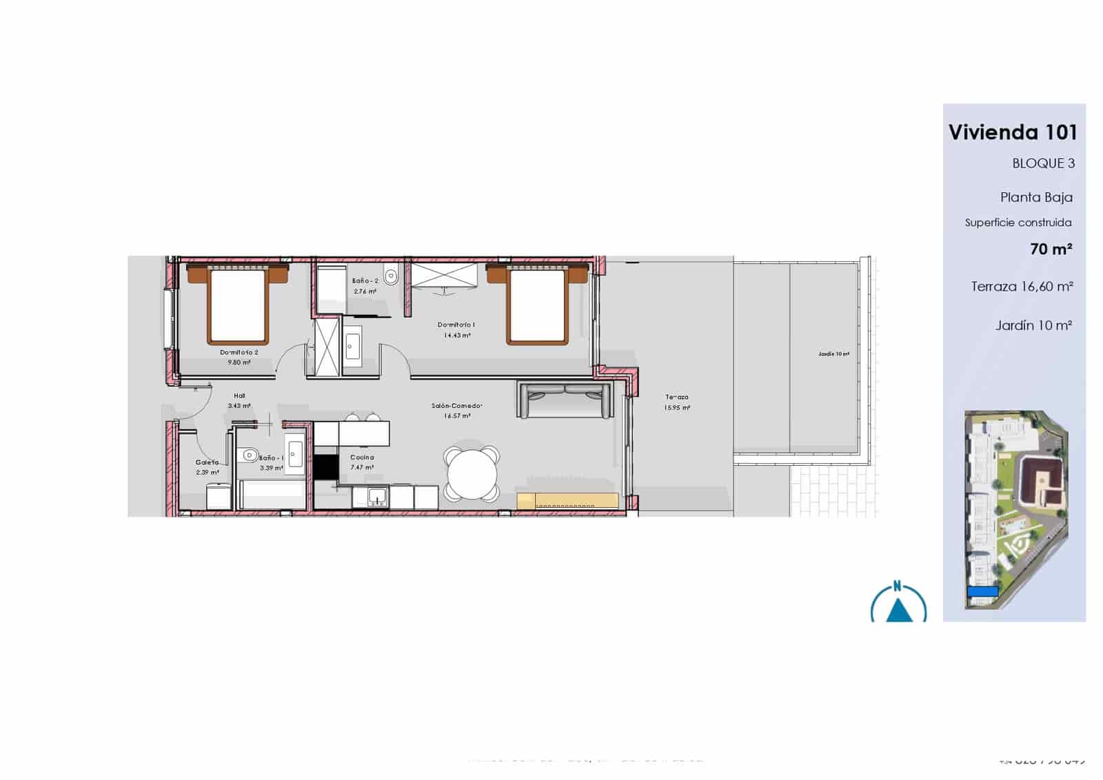 2 quarto Apartamento para venda em El Raso com piscina garagem - 295 000 € (Ref: 9794512)